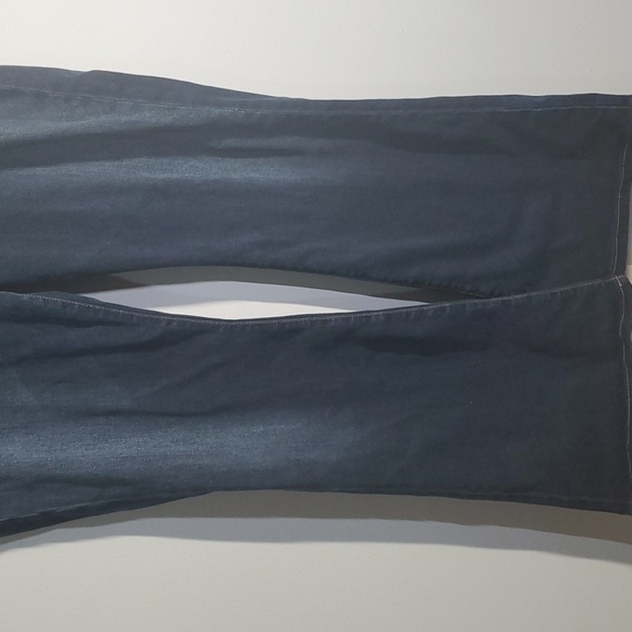 Kut from the Kloth Chrissy Flare jeans women's size 14 Blue Midrise Bootcut XL - Picture 3 of 16